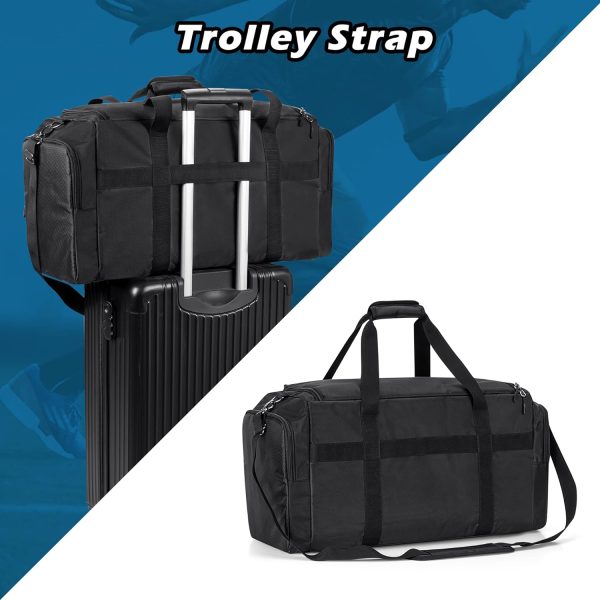 Sneaker Bag for 4 Pairs of US Size 14 Men's Shoes, Shoe Duffel Bag with 3 Adjustable Dividers, Sneak Travel Bag with Shoulder Straps for Comfort Carrying… - Image 5
