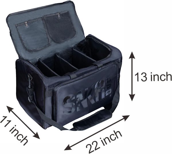 Shoe Bags for Travel Sneaker Travel Bag Shoes Duffel Bags Waterproof Gym Sports Luggage Sneakerhead Bag for Men with 3 Adjustable Dividers fit 4 Pairs Heavy Duty Travel Accessories(black) - Image 7