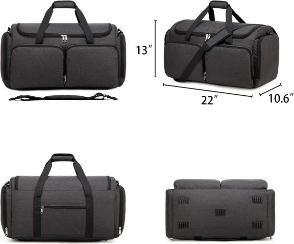Sneaker Bag Travel Shoes Duffel Bag Men Women Gym Sport Luggage Duffle Carrying Case Bag Divider Adjustable Compartment Portable Soccer Athletic Shoes Carrier Heavy Duty Traveling Accessories - Image 7