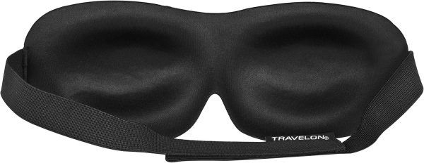 Travelon Eye Mask, Black, 8 x 3 - Image 2